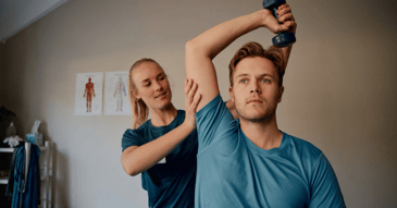 physiotherapy session