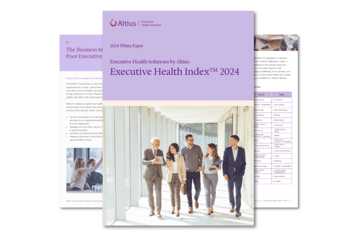Executive Health IndexTM 2024