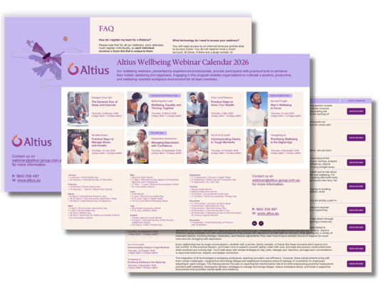 Wellbeing Calendar 2026